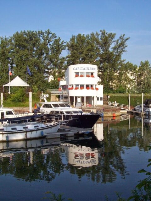 Fuchs Hafen, photo Google (Port de plaisance - Fuchs Hafen - Marina sur l'Île du Rhin)