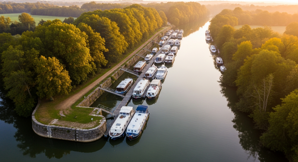 Illustration générée par IA du Halte d'Outre Loire