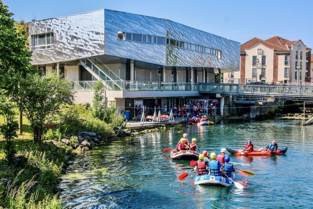 Halte Nautique de Saint-Laurent-Blangy, photo Google (Riverside Park)