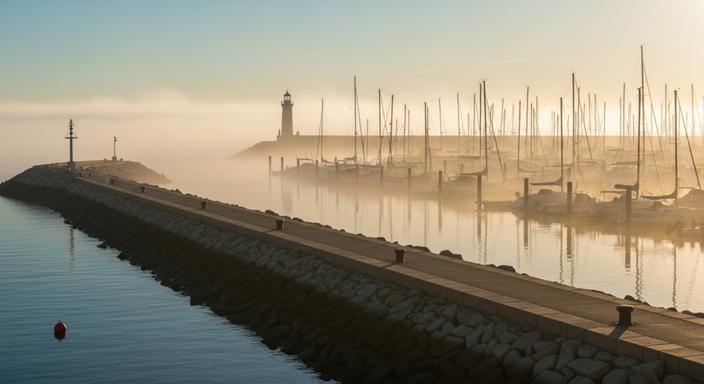 Illustration générée par IA du Le port