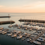 Illustration générée par IA du Port Abri
