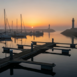 Illustration générée par IA du Port d'Agde