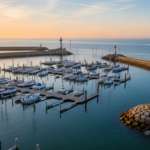 Illustration générée par IA du Port de plaisance
