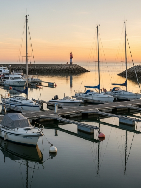 Illustration générée par IA du Port de plaisance