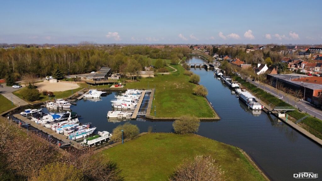 Port de plaisance d'Halluin, photo Google (Alex endrone)