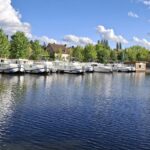 Port de plaisance de Saint-Léger-sur-Dheune, photo Google (Jacques Baudin)