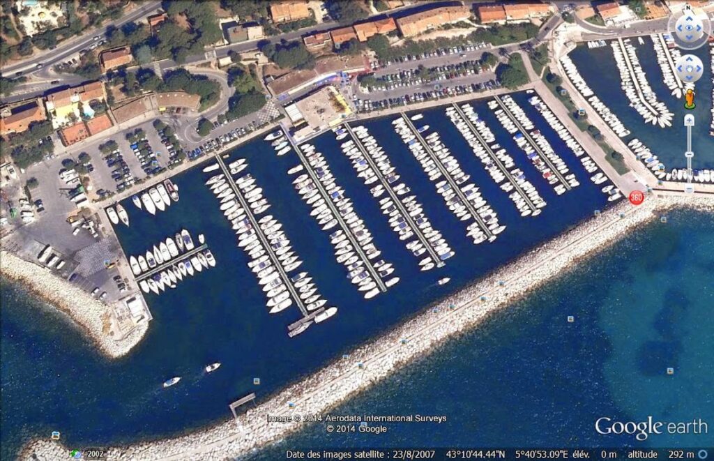 Vieux port des Lecques, photo Google (Société du Nouveau Port des Lecques)