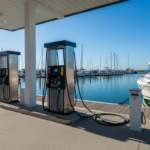 Faire le plein de carburant au port : station d'avitaillement sur ponton