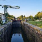 Halte fluviale de Bruz (Mons) : l'ecluse de Mons