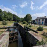 Halte fluviale de Saint-Domineuc : une ecluse pres de Saint-Domineuc