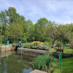 Halte fluviale de Saint-Vincent-sur-Oust (Île aux Pies) : la halte fluviale de Saint-Vincent-sur-Oust