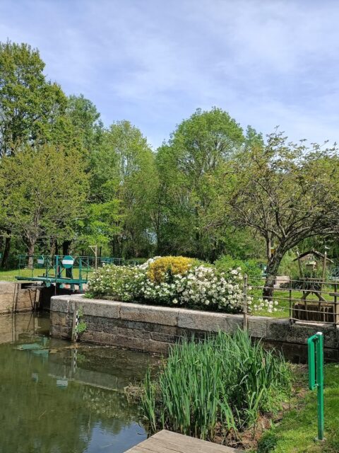 Halte fluviale de Saint-Vincent-sur-Oust (Île aux Pies) : la halte fluviale de Saint-Vincent-sur-Oust