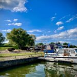 Pontons du camping de Rhodes : Port du Houillon