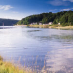 Port de Locquénolé : Bas de la rivière de Morlaix