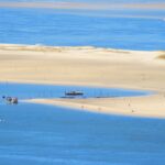Mouillage banc d'Arguin : bassin d'Arcachon et banc d'Arguin vu par un photographe sur Wikimedia Commons
